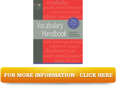 Vocabulary Handbook Core Literacy Library Systems